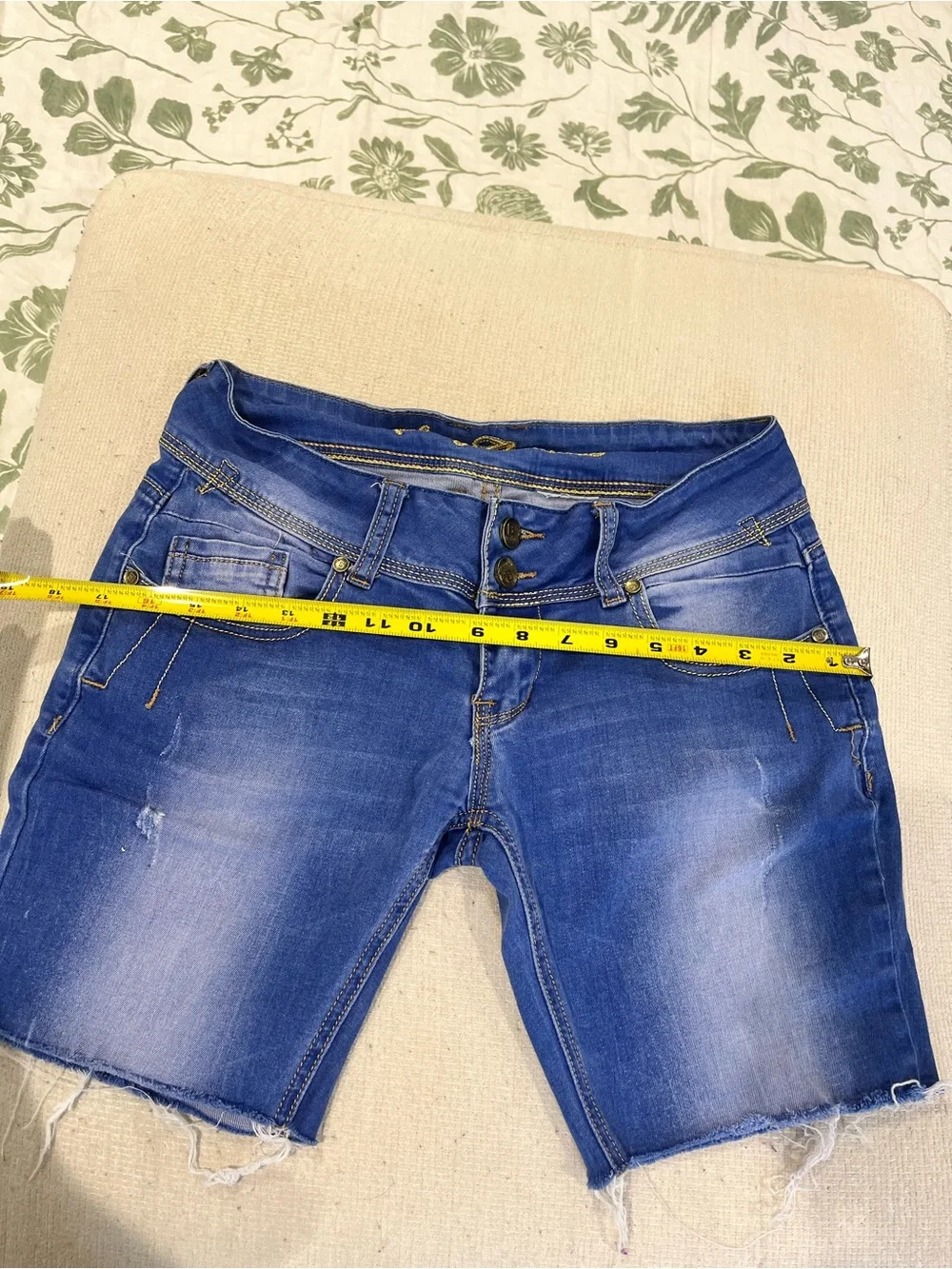 Sexy Couture Stretch Denim Bermuda Shorts